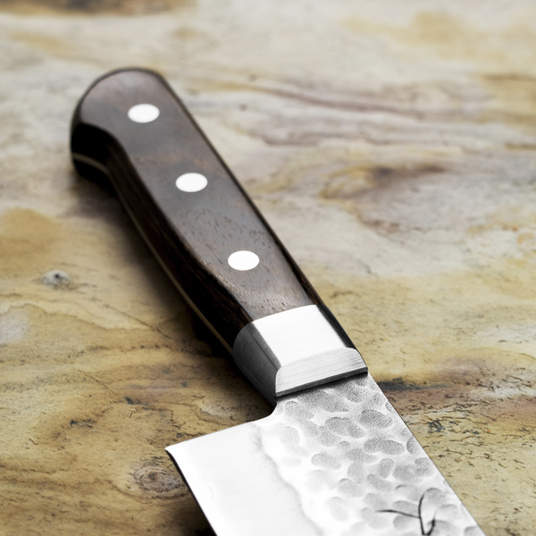 Hokiyama Murakumo AUS-8 Brown Nóż Kiritsuke Gyuto 24 cm