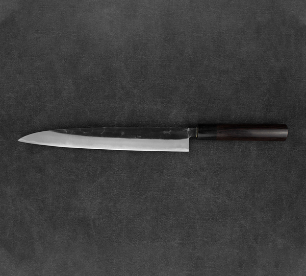 Kajiwara Kurouchi Aogami#2 Nóż Sujihiki 27 cm