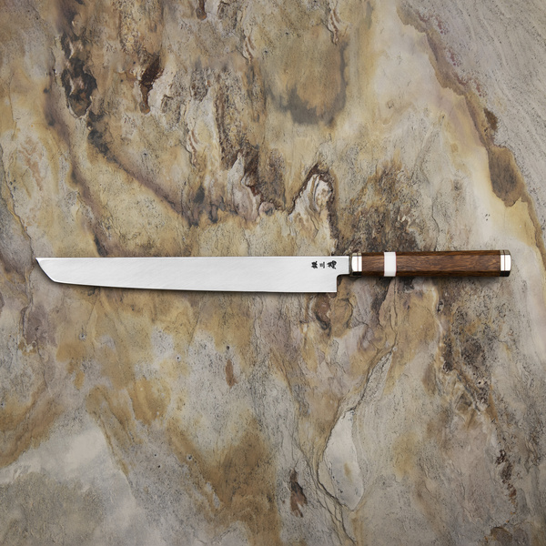 Sakai Takayuki Shiden Silver#3 Nóż Sakimaru 27 cm