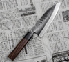 Hideo Kitaoka Shirogami Black Oktagon Nóż Deba 16,5 cm