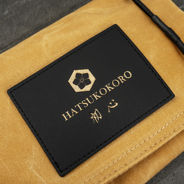 Hatsukokoro Płucienna torba na 5 noży Yellow