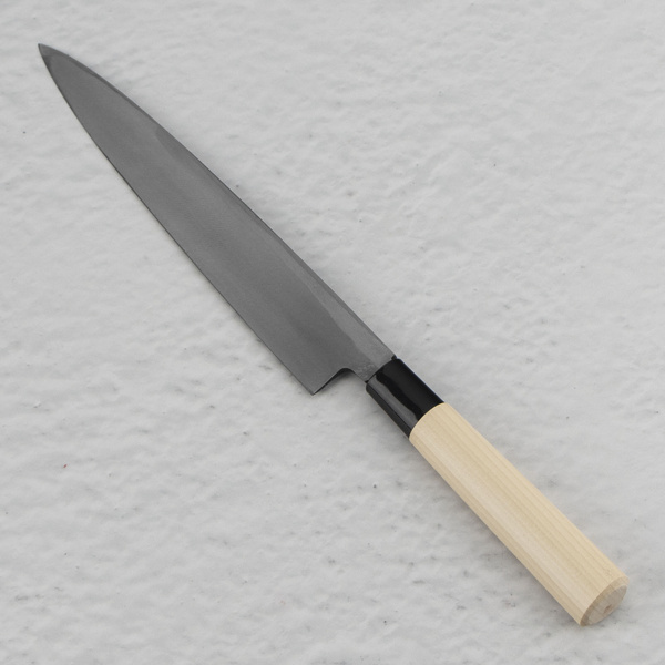 Ittetsu Forge Black Shirogami#2 Nóż Yanagiba 24 cm