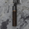 Mutsumi Hinoura Shirogami#2/Iron Nóż Santoku 16,5 cm