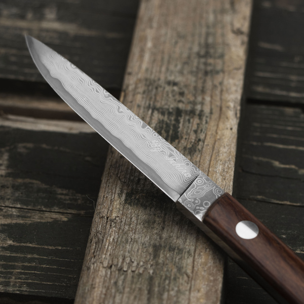 Hattori Medaka 2 Cowry-X Damascus Cocobolo Outdoor 7,7 cm