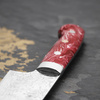 Takeshi Saji Red Turquoise  R2 Nóż Santoku 18 cm