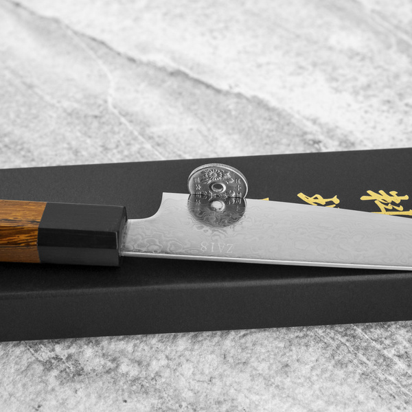 Yoshida Hamono ZA-18 Damascus Nóż uniwersalny 15 cm