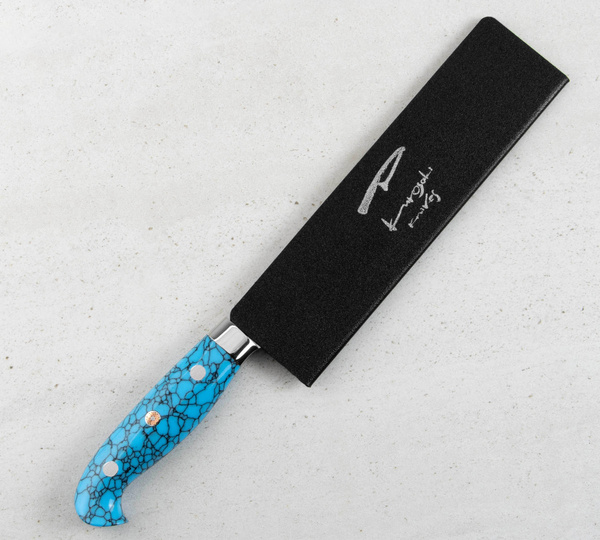 Yu Kurosaki Fujin Turquoise SRS-13 Nóż Santoku 16,5 cm