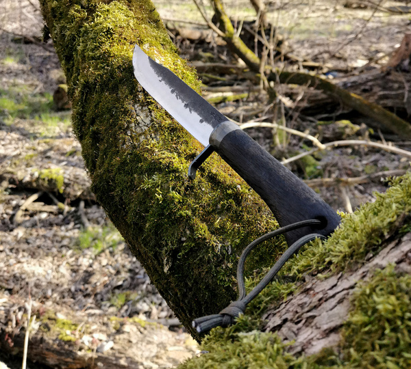 Ikeuchi En Kuro Nóż Outdoor 18 cm