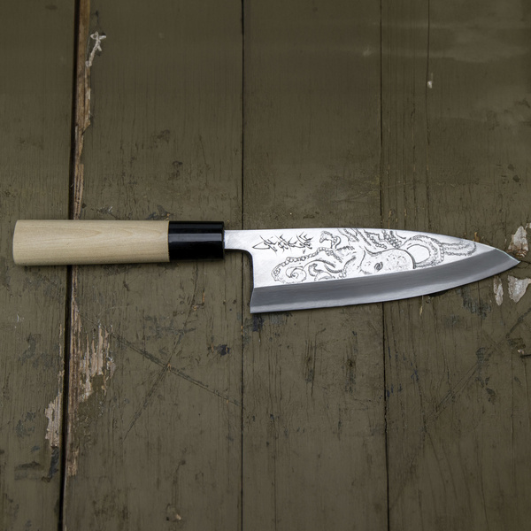 Sakai Takayuki Gallery Shirogami#2 Nóż Deba 16 cm