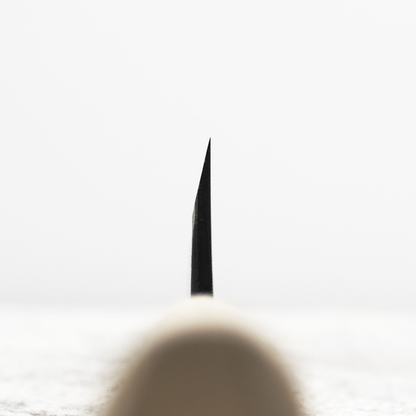 Ittetsu Forge Black Shirogami#2 Nóż Miroshi Deba 21 cm