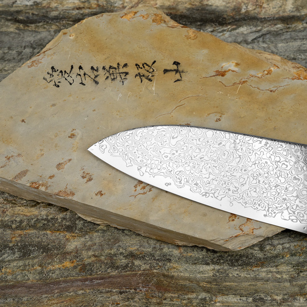 Hatsukokoro Saihyo Mirror SG2 Nóż Santoku 18 cm