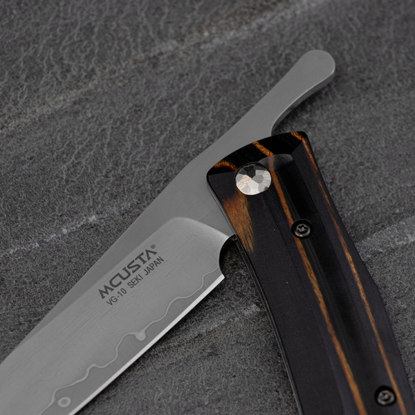 Nóż składany Mcusta Friction Folder Czarno-żółty VG-10 7,5 cm