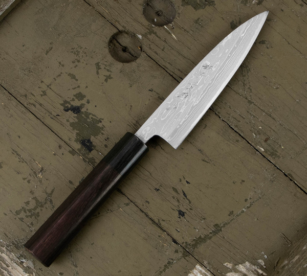 Hideo Kitaoka Shirogami#2 Satin Nóż Kaisaki 12cm