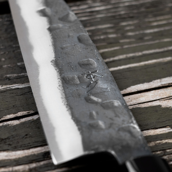 Motokyuuichi Shirogami#2 Hammered Nóż uniwersalny 12 cm
