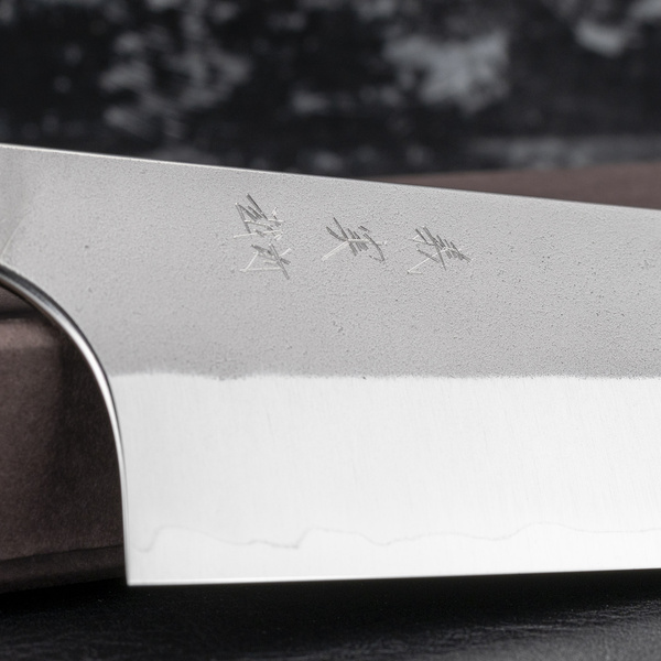 Yoshimi Kato Ginsan/SS Nashiji Nóż Bunka 17 cm