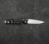 Nóż składany Mcusta Shinra Emotion 2 BK Pakka Damascus VG-10 6,5 cm