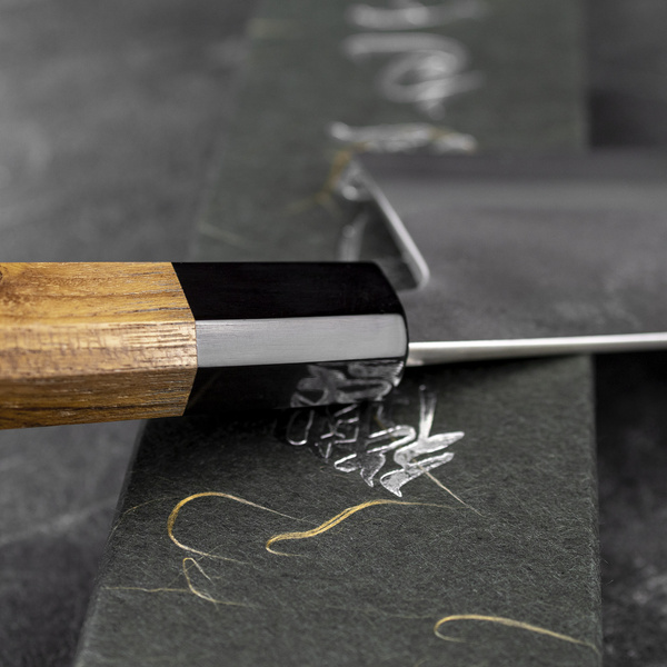 Yoshikane SKD11/SS Nashiji Nóż Nakiri 16,5 cm