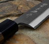 Hideo Kitaoka Shirogami Black Oktagon Nóż Kaisaki 15 cm