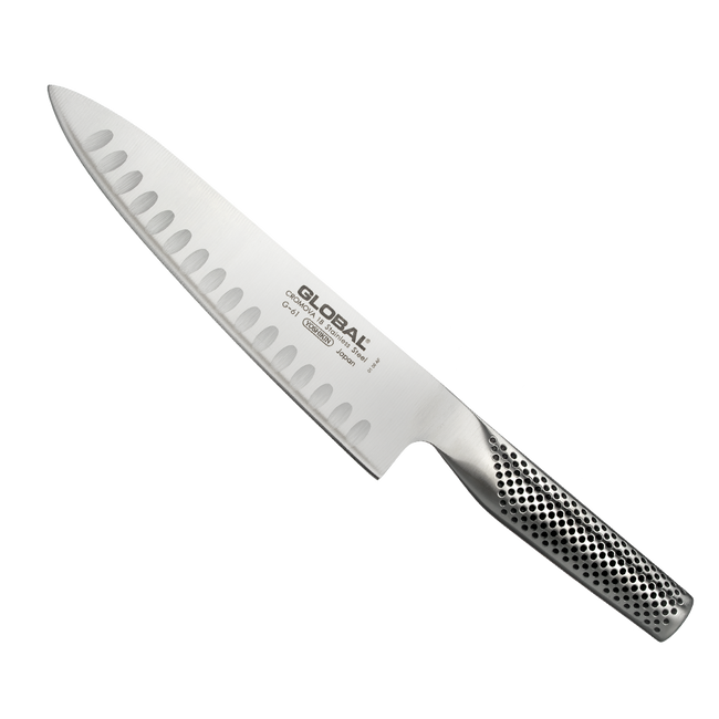 Nóż szefa kuchni, żłobiony 20cm | Global G-61