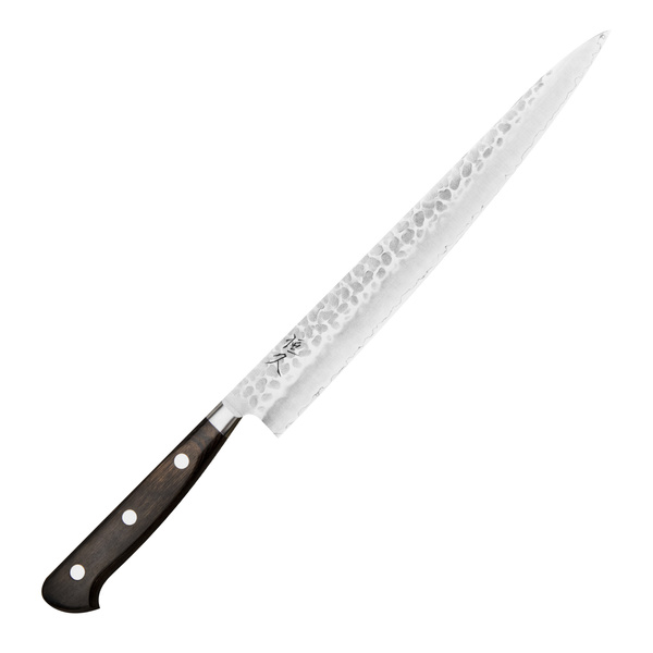 Hokiyama Murakumo AUS-8 Brown Nóż Sujihiki 24 cm