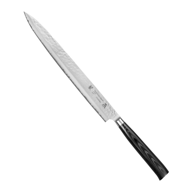 Tamahagane Tsubame Black VG-5 Nóż Sujihiki 27 cm
