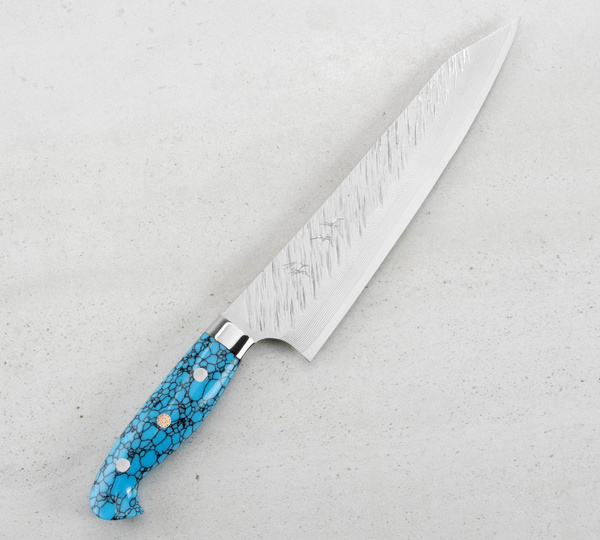 Yu Kurosaki Turquoise SRS-13 Nóż Szefa kuchni 21cm
