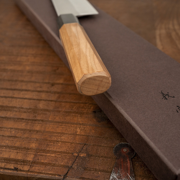 Yoshimi Kato Ginsan/SS Nashiji Nóż Santoku 17 cm