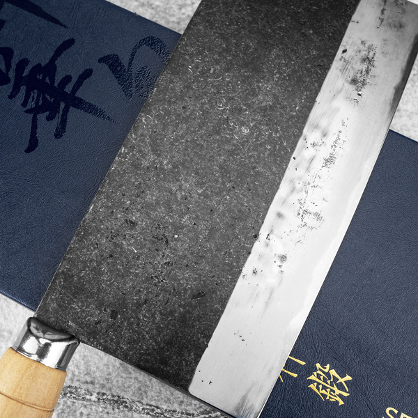 Sentan Aogami#2/Iron Chiński nóż do siekania 19 cm