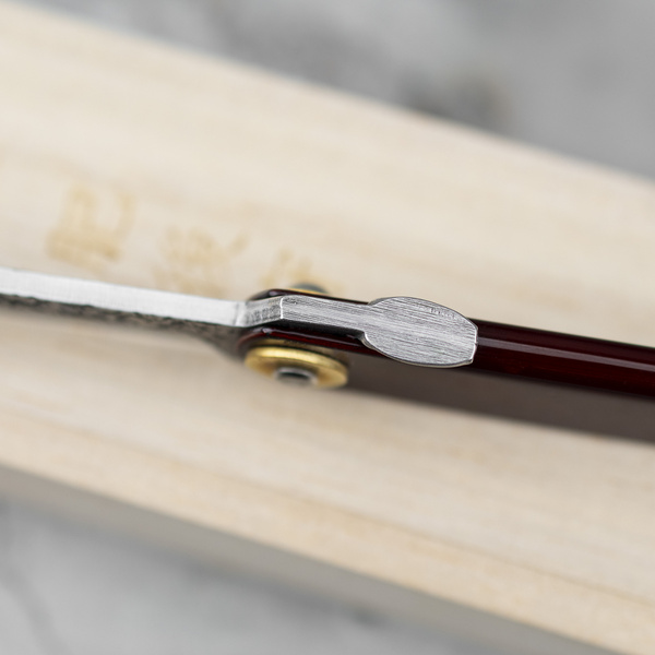 Nóż kieszonkowy Higonokami Kanekoma Kurenai Red Urushi VG-10 7,5 cm