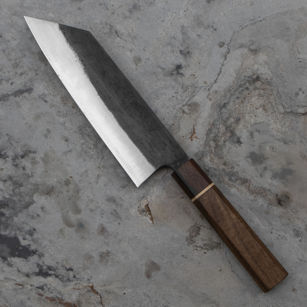Katsuto Tanaka Shirogami#1/Iron Nóż Bunka 18 cm