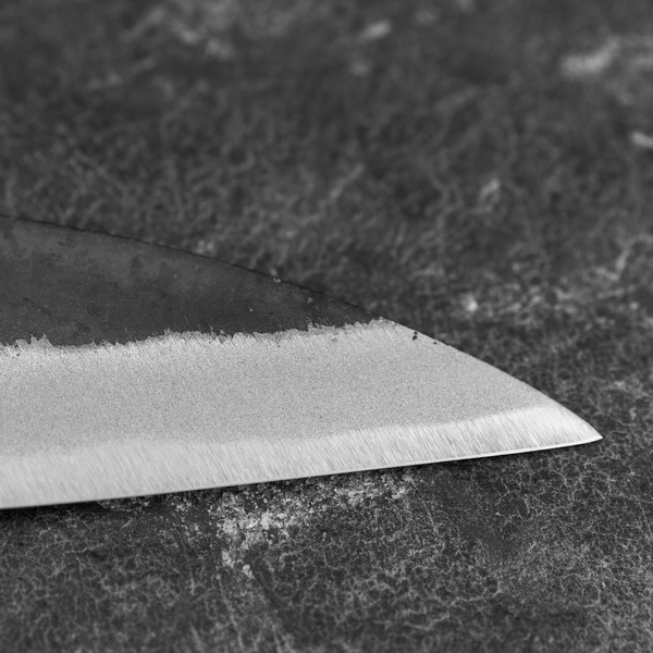 Hatsukokoro Sumi Aogami#2/Iron Kurouchi Nóż uniwersalny 12 cm