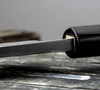 Hideo Kitaoka Nóż Shirogami Satin Deba 18 cm