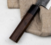 Hideo Kitaoka Shirogami Black Oktagon Nóż Miroshi Deba 18 cm