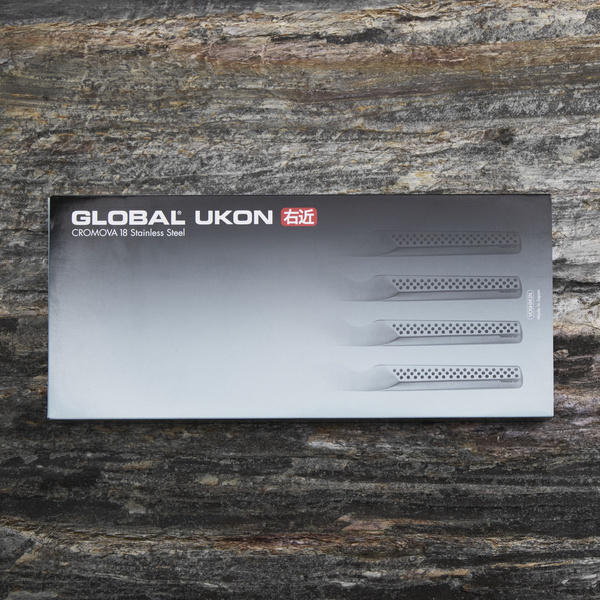 Global Ukon Zestaw 4 noży do steków 13 cm