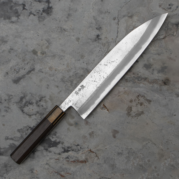 Motokyuuichi Nashiji Aogami Super/Iron Nóż Szefa kuchni 24 cm