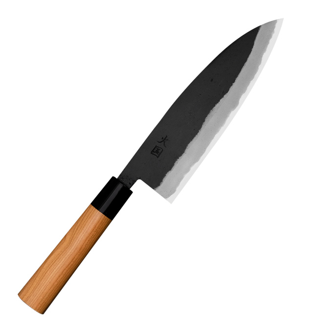 Hinokuni Shirogami#1 Nóż Santoku 18 cm