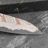Hatsukokoro Irodori Aogami#2 Rainbow Damascus Kurozome Nóż Szefa kuchni 20 cm