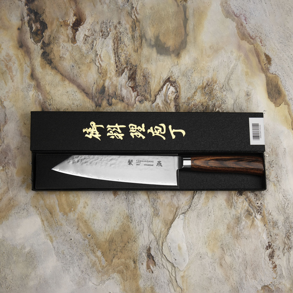 Tamahagane Tsubame Brown VG-5 Nóż Kengata 19,5 cm