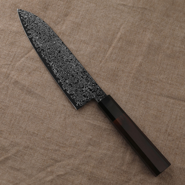 Hatsukokoro Saihyo Kurozome SG2 Nóż Santoku 18 cm