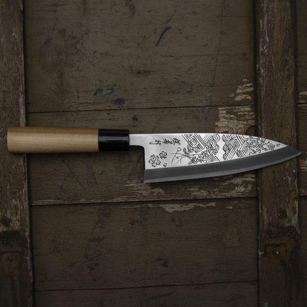 Sakai Takayuki Gallery Shirogami#2 Nóż Deba 18 cm