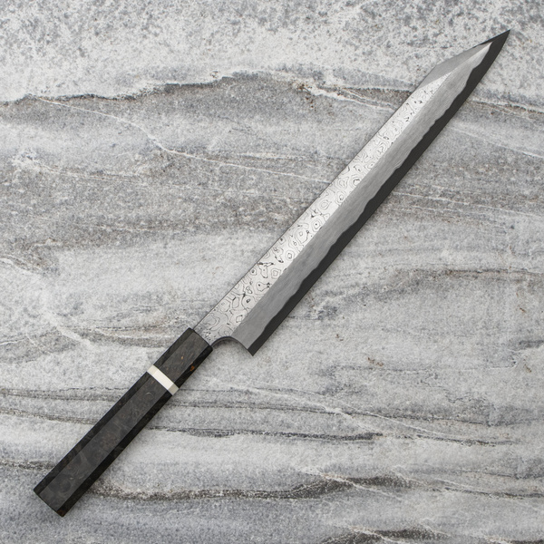 Nigara Hamono Anmon Aogami#2 Nóż Kiritsuke Yanagiba 30 cm