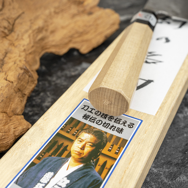 Fujiwara Shirogami#1/SS Nóż Santoku 16,5 cm