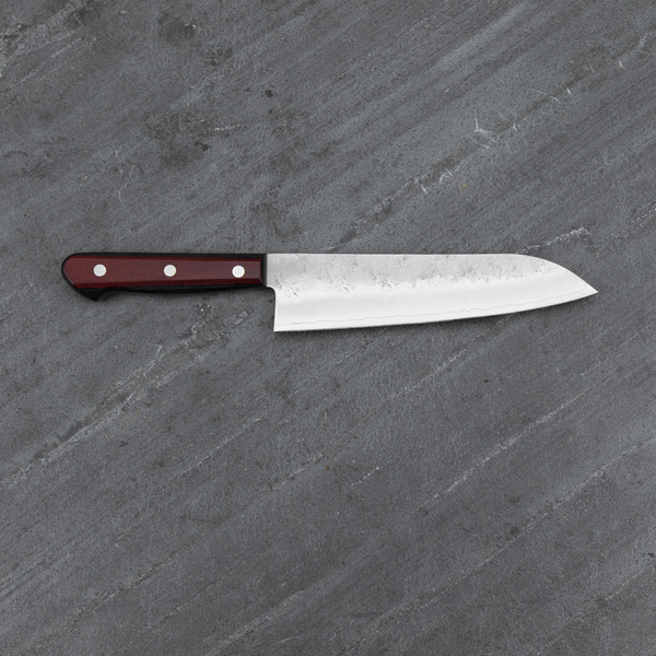 Tsunehisa Gingami Red/Black Nóż Santoku 18 cm