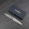 Nóż składany Mcusta Shinra Tsuchi Damascus VG-10 6,5 cm