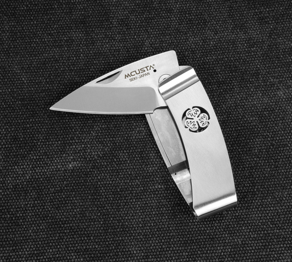 Nóż składany Mcusta Pocket Clip AUS-8 Aoi 5 cm