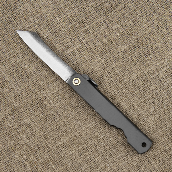 Nóż kieszonkowy Higonokami Kanekoma Mono Black 6,8 cm 