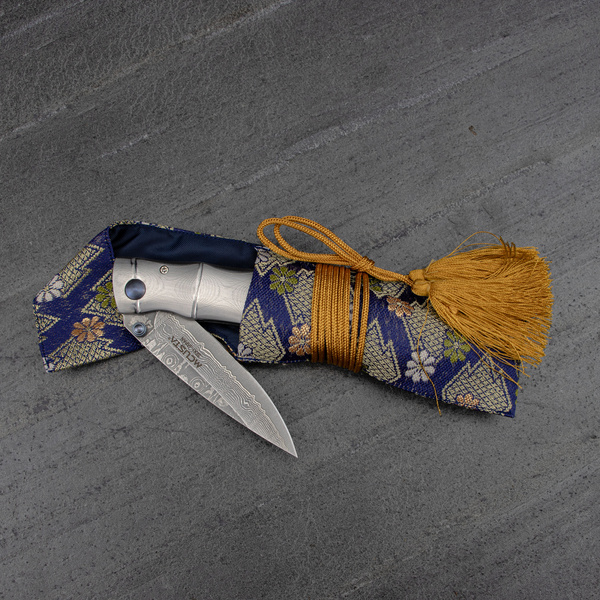 Nóż składany Mcusta Shinra Take Damascus VG-10 6,5 cm
