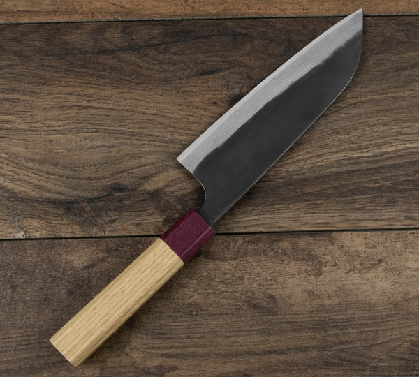 Kunio Ishikawa Aogami#2 Jesion/Pigwa Nóż Santoku 16,5 cm