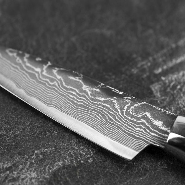 Yojiro Yamada Unique 02 VG-10 Damascus Nóż uniwersalny 8,5 cm
