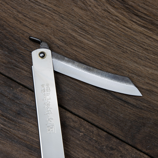 Nóż kieszonkowy Higonokami Kanekoma Mono Silver 9 cm